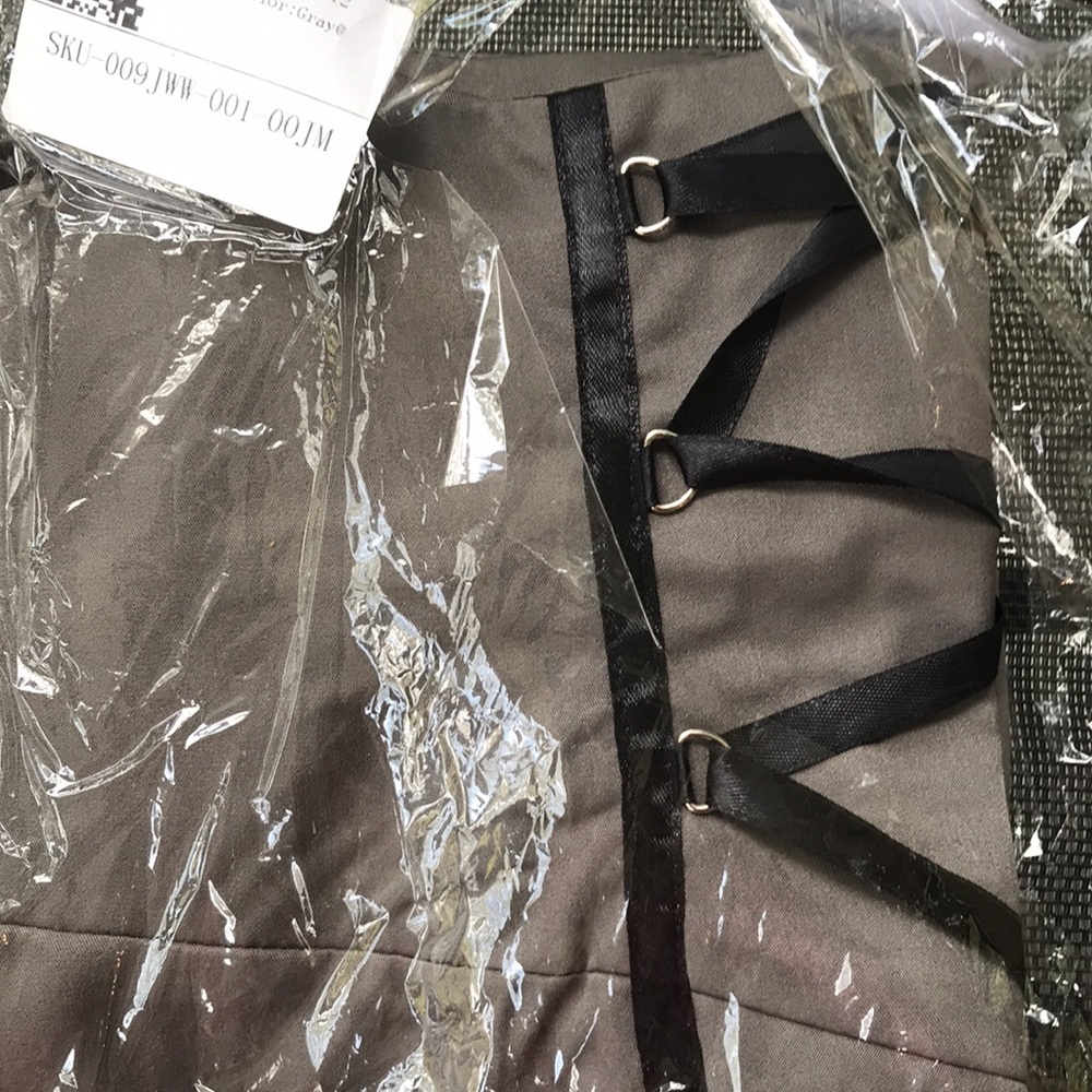 🎉HP!🎉"Victorian Style" Corset Long Grey Skirt - Picture 5 of 8